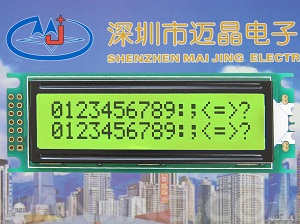 MJ1602H-4超低价LCD.液晶模组,液晶屏生产厂家,LCM.字符点阵型LCD液晶显示器，深圳市迈晶电子科技有限公司